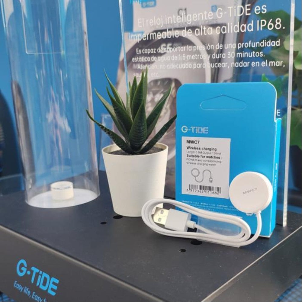 Cargador Magnetico Inálambrico 0.8M / 150 mA G-TIDE MWC7