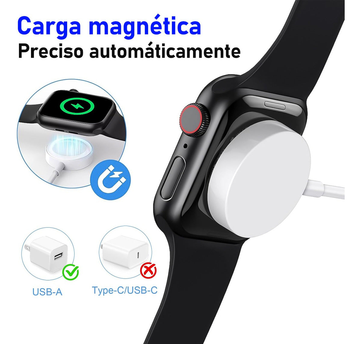 Cargador Magnetico Inálambrico 0.8M / 150 mA G-TIDE MWC7