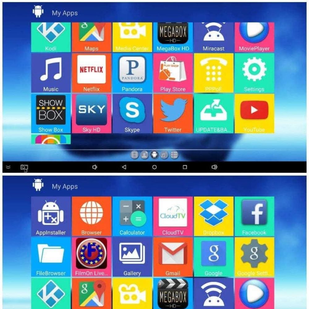 TV Box Ram 5G Android 11.1 4G+32G Android Smart Box H.265 HD 3D