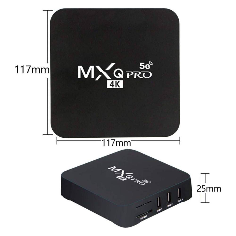 TV Box Ram 5G Android 11.1 4G+32G Android Smart Box H.265 HD 3D