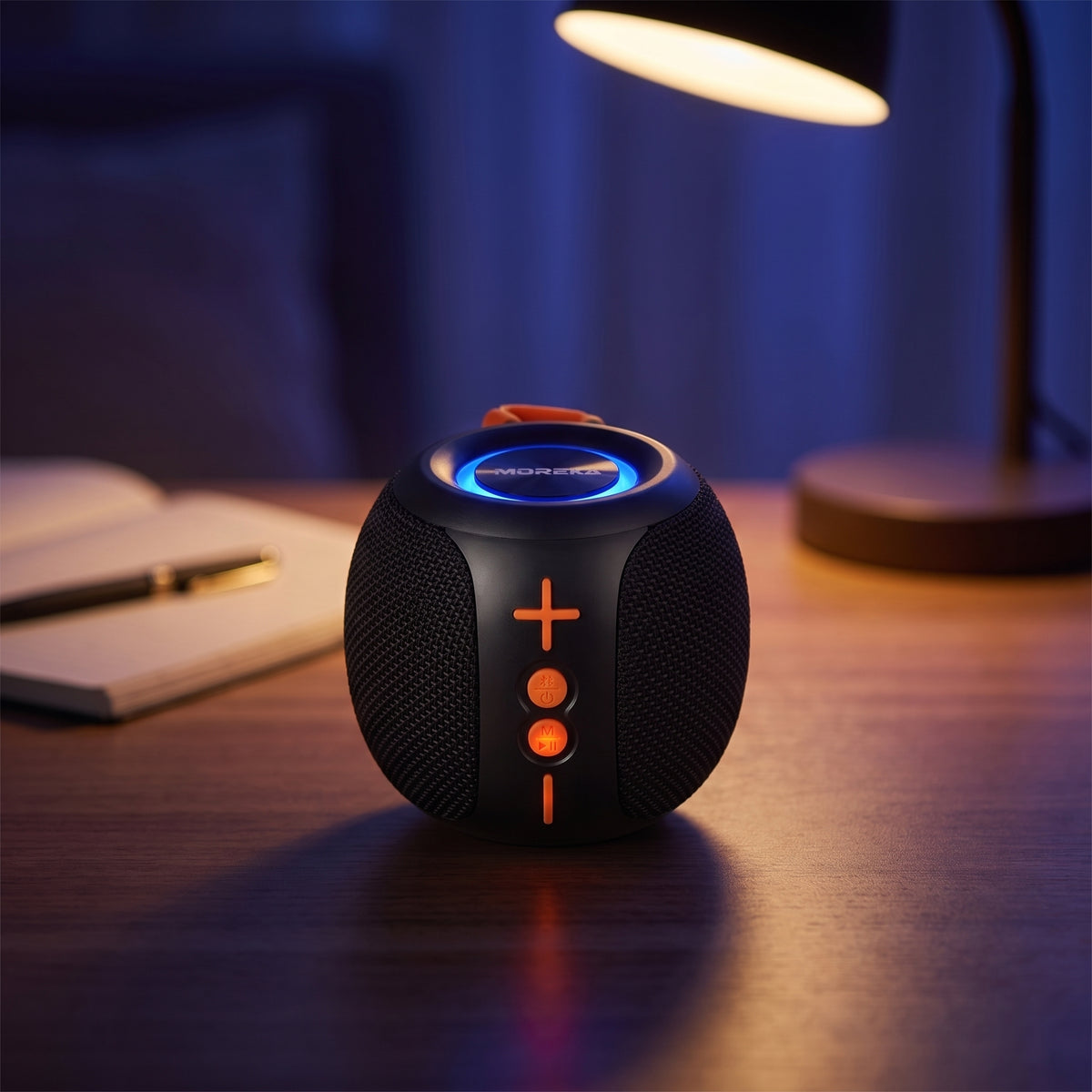 Bocina Inalámbrica Moreka-451 5W con Bluetooth 5.4, Luces RGB y Función TWS