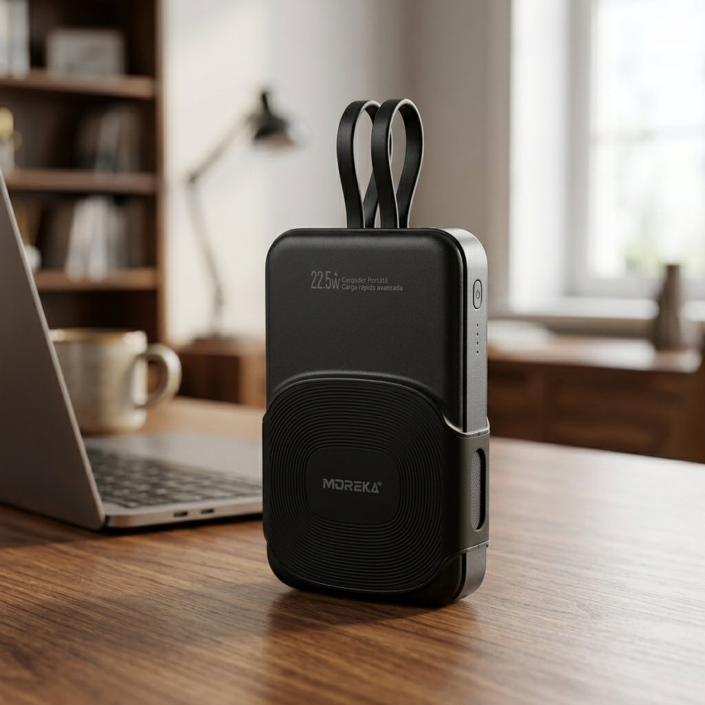 Batería Portátil Moreka K113 PD22.5W 10000mAh: Carga ultrarrápida para tu día a día