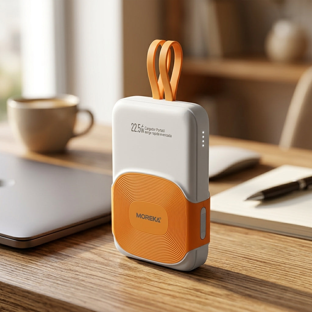 Batería Portátil Moreka K113 PD22.5W 10000mAh: Carga ultrarrápida para tu día a día
