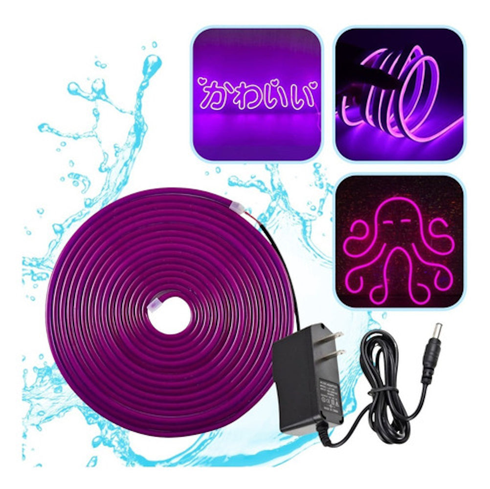 Tira Luz led NEÓN Ip65 Flexible Unicolor De 5m M13-005