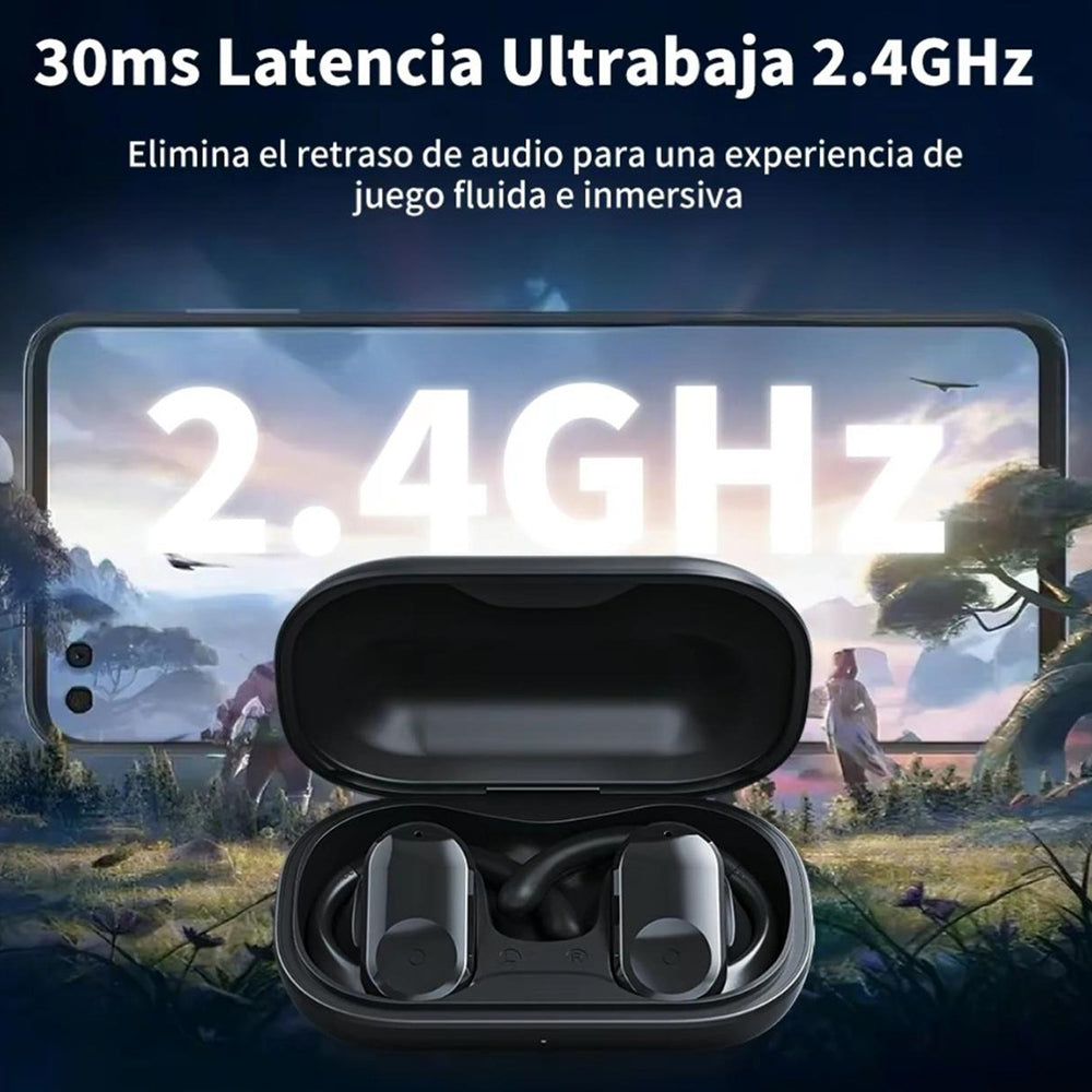 Audífonos OWS2 Cancelación Ruido  Audífonos 30mAh / Estuche 400mAh IPX4 G-TIDE