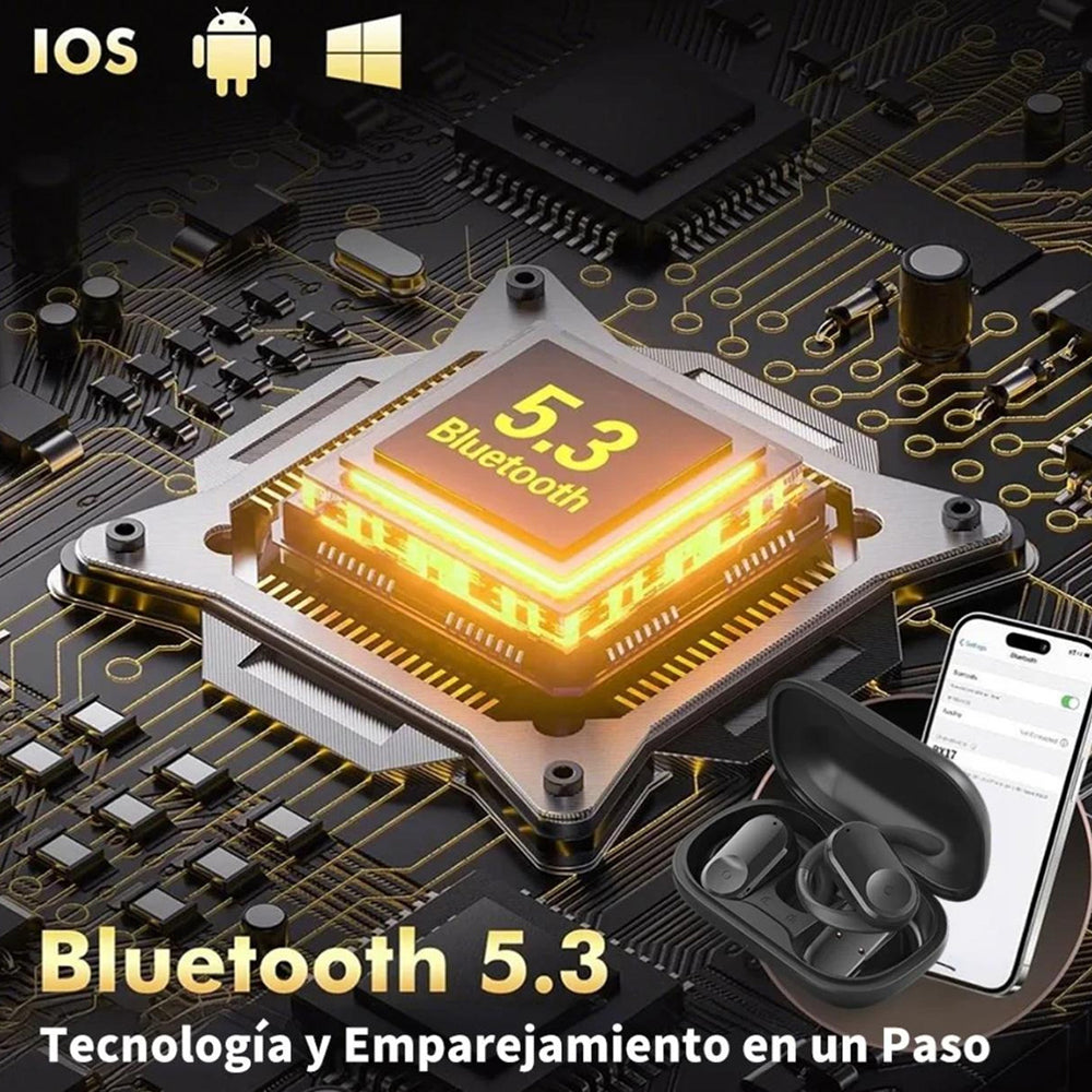 Audífonos OWS2 Cancelación Ruido  Audífonos 30mAh / Estuche 400mAh IPX4 G-TIDE