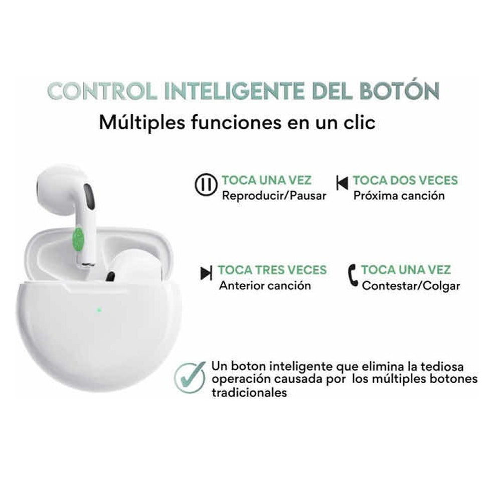 Audífonos Inalámbrico Manos Libres Bluetooth Moreka Pi06