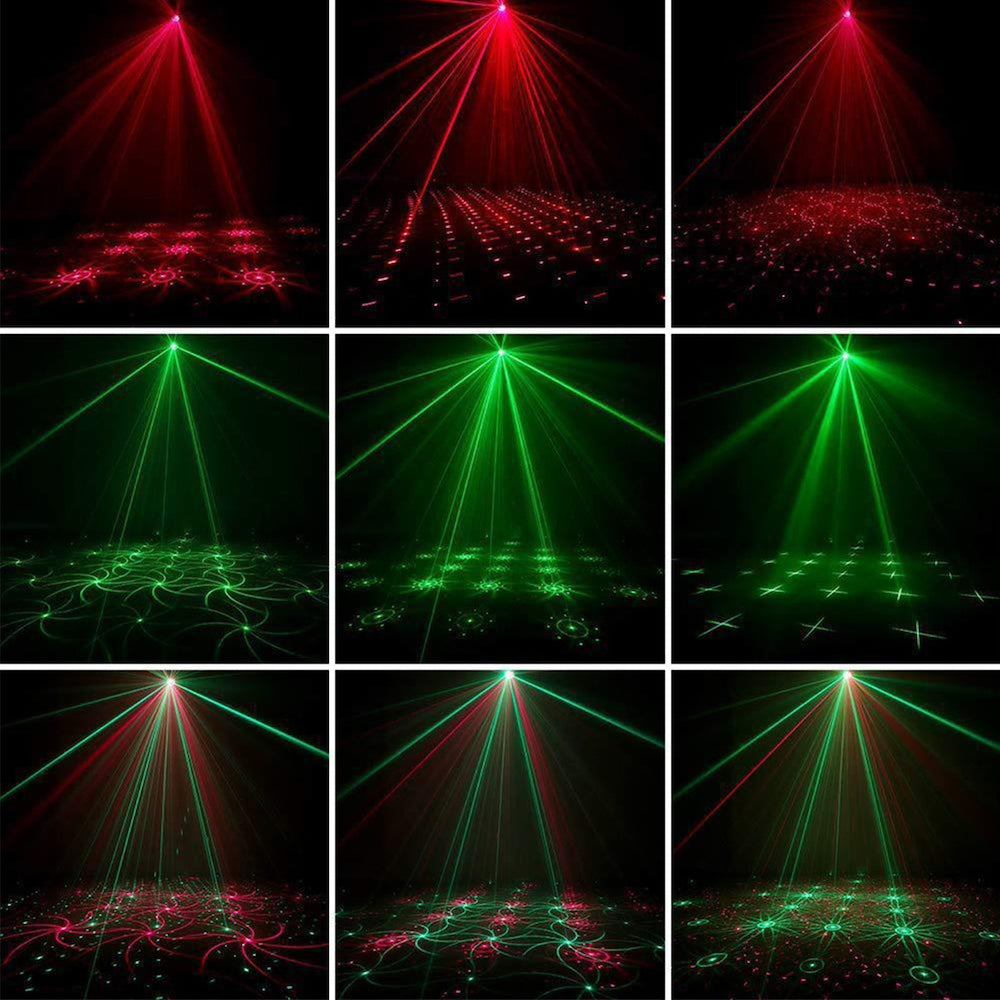 Proyector Láser Led Fiestas Disco Navidad largo alcance XLF-09