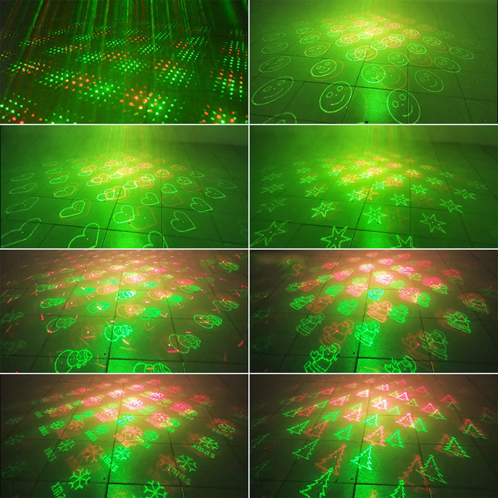 Proyector Láser Led Fiestas Disco Navidad largo alcance XLF-09