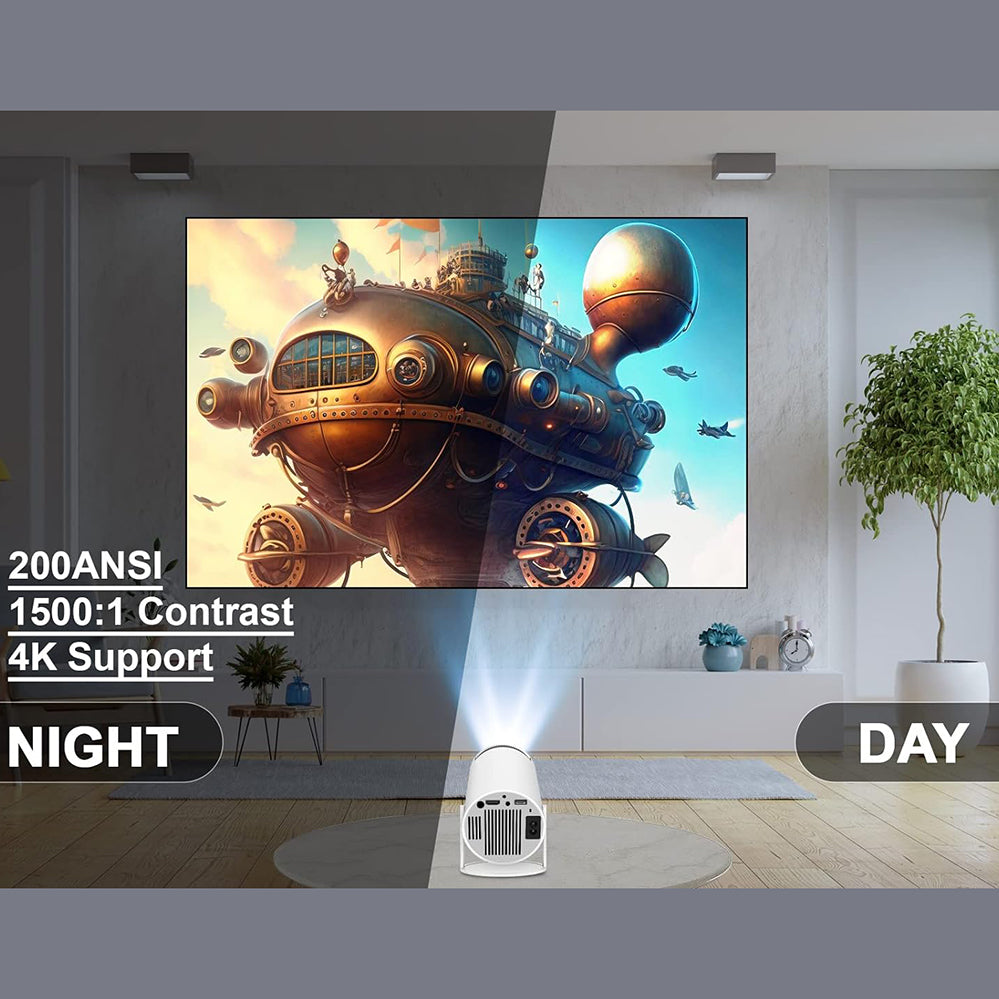 Proyector Profesional Android 4k Hd Wifi Smart Tv Portatil Bluetooth 110v/220v