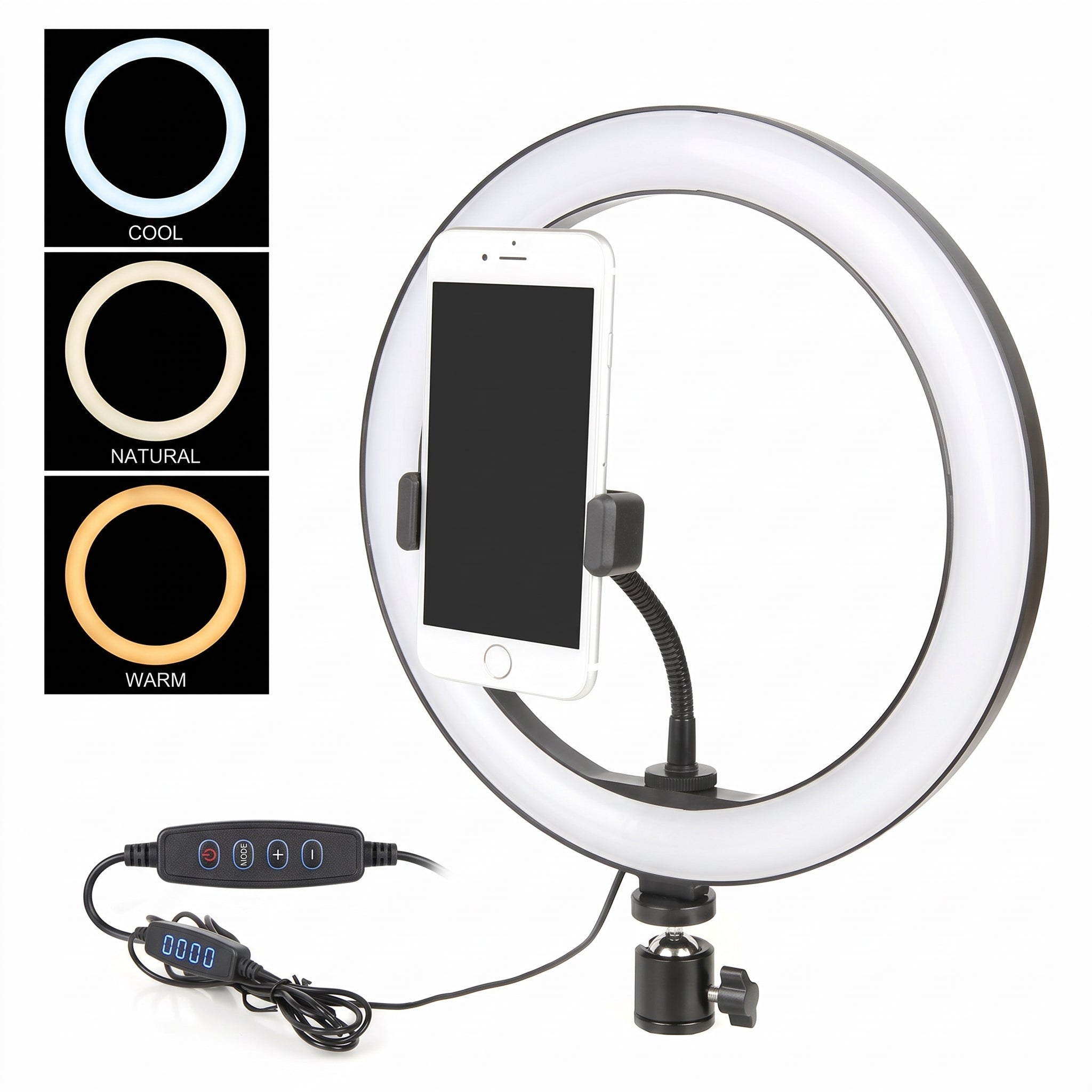 Lampara Aro de Luz LED YISEN QX-300 12 Pulgadas