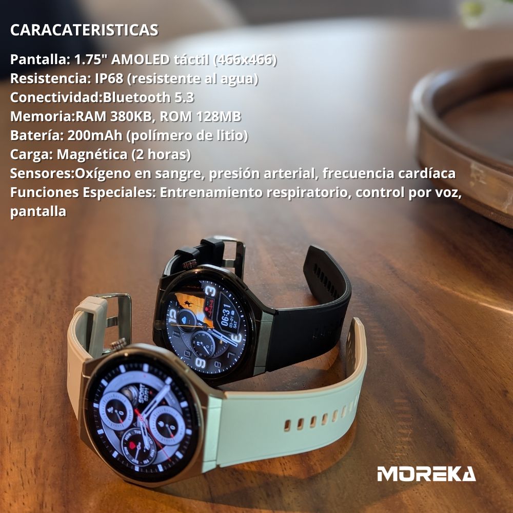 Smart Watch Moreka R11 pantalla Ultra HD 1..75