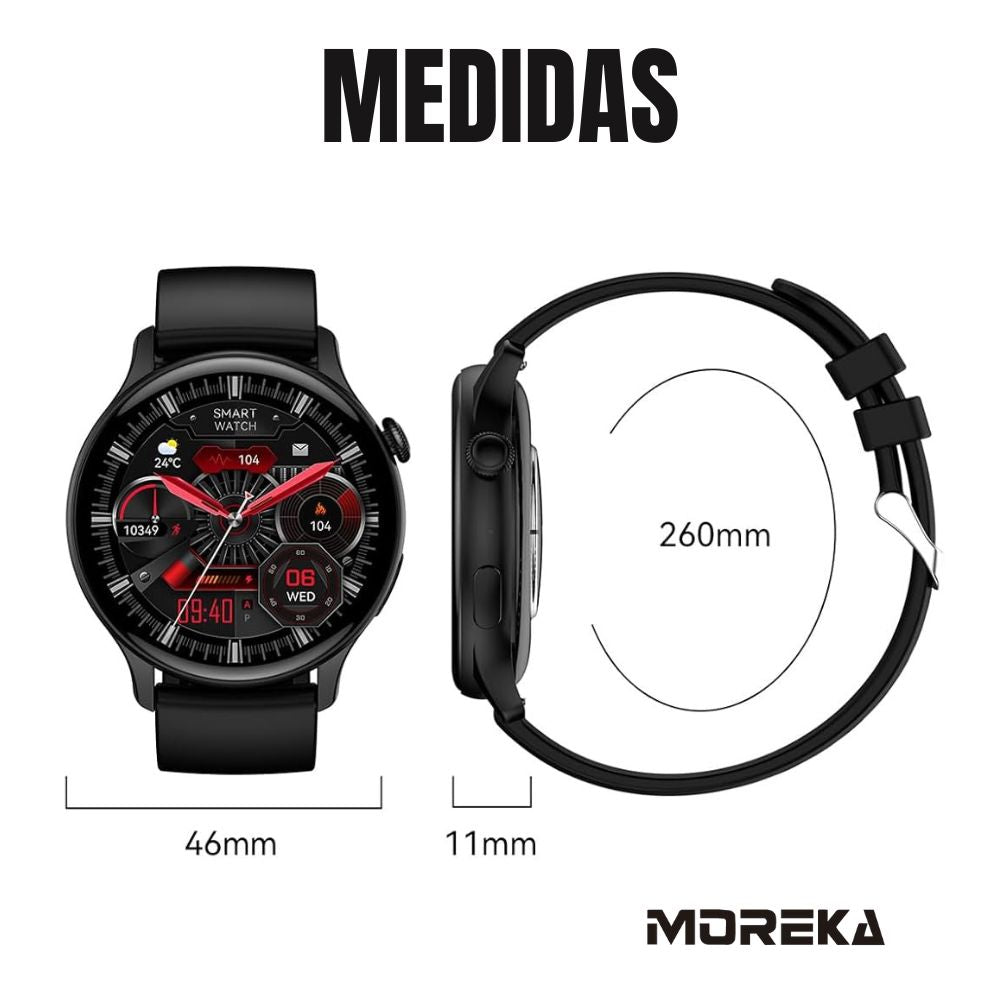 Smart Watch Moreka R12 pantalla Ultra HD 1.43