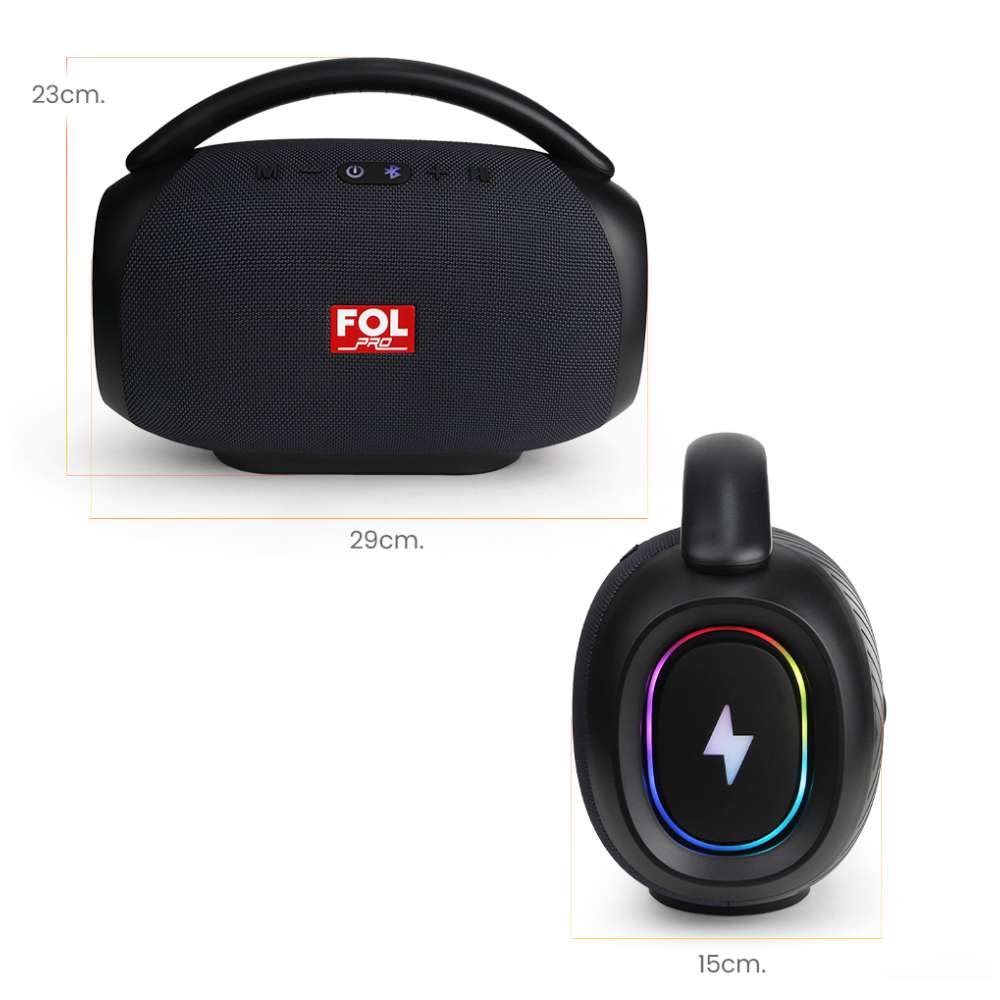 Bocina Fol 50W 4000mAh Bluetooth, TF Card, Radio FM, USB IPX4 FS-R219