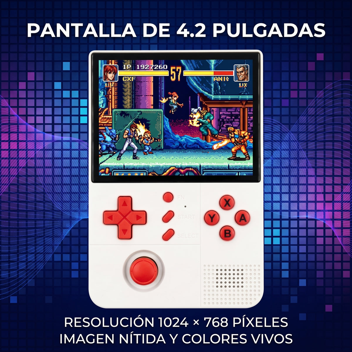 Consola Portátil R40XX Pro con Pantalla de 4.2 Pulgadas, Salida HD y Más de 20 Emuladores