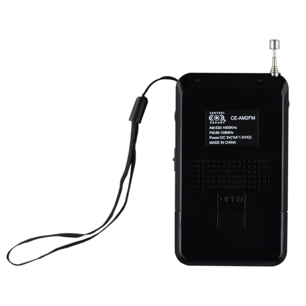 Radio Portátil Am FM de Bolsillo Utiliza 2 Pilas AA Entrada Audifonos 3.5mm CE-AM2FM