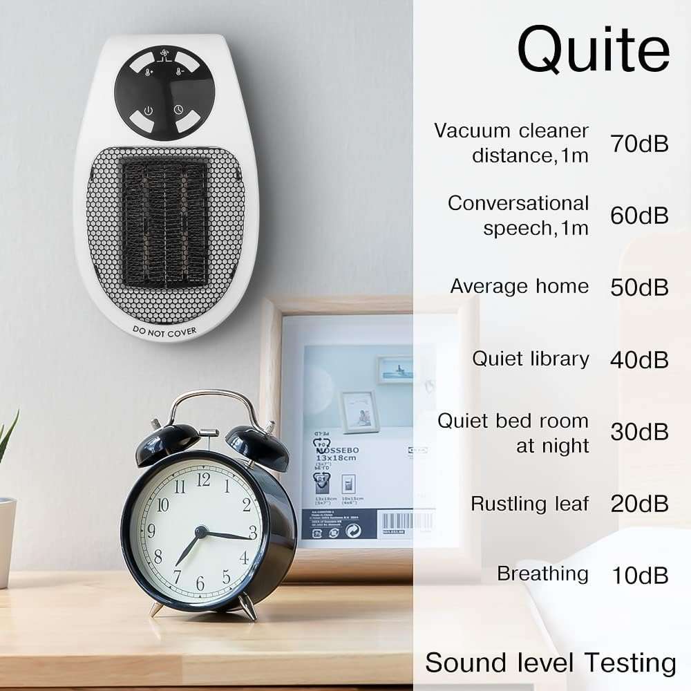 Calentador eléctrico portátil de 500 W de Pared RJG-023