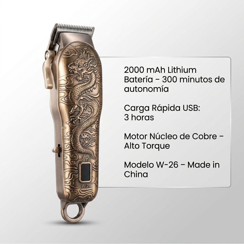 Recortadora de Cabello recargable Tipo C MOREKA W-26