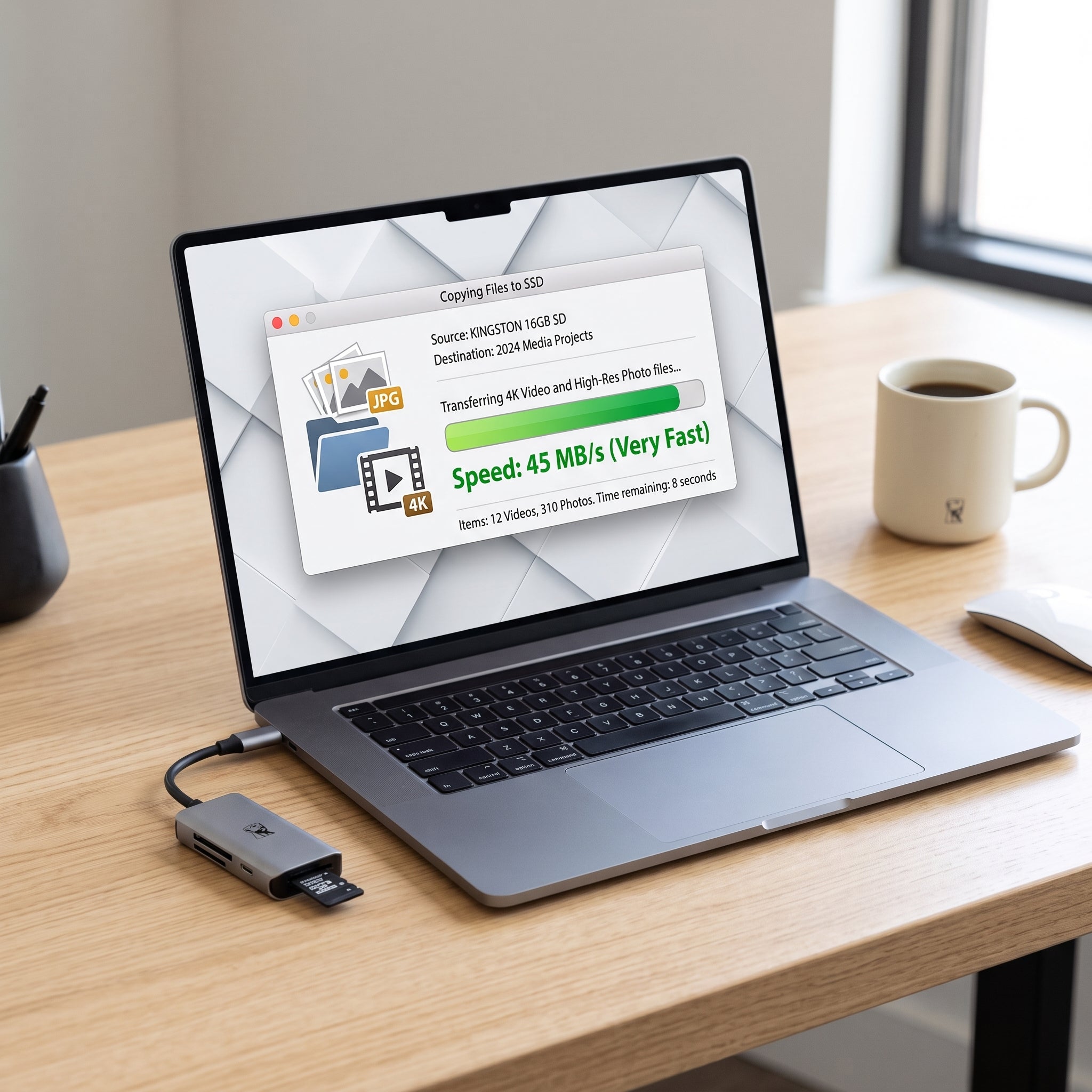 Memoria MICRO SD Kingston 16GB 45MB/s