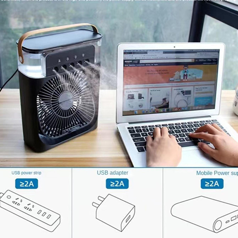 Clima Enfriador De Aire Mini Ventilador Frio Portatil Moreka SF112