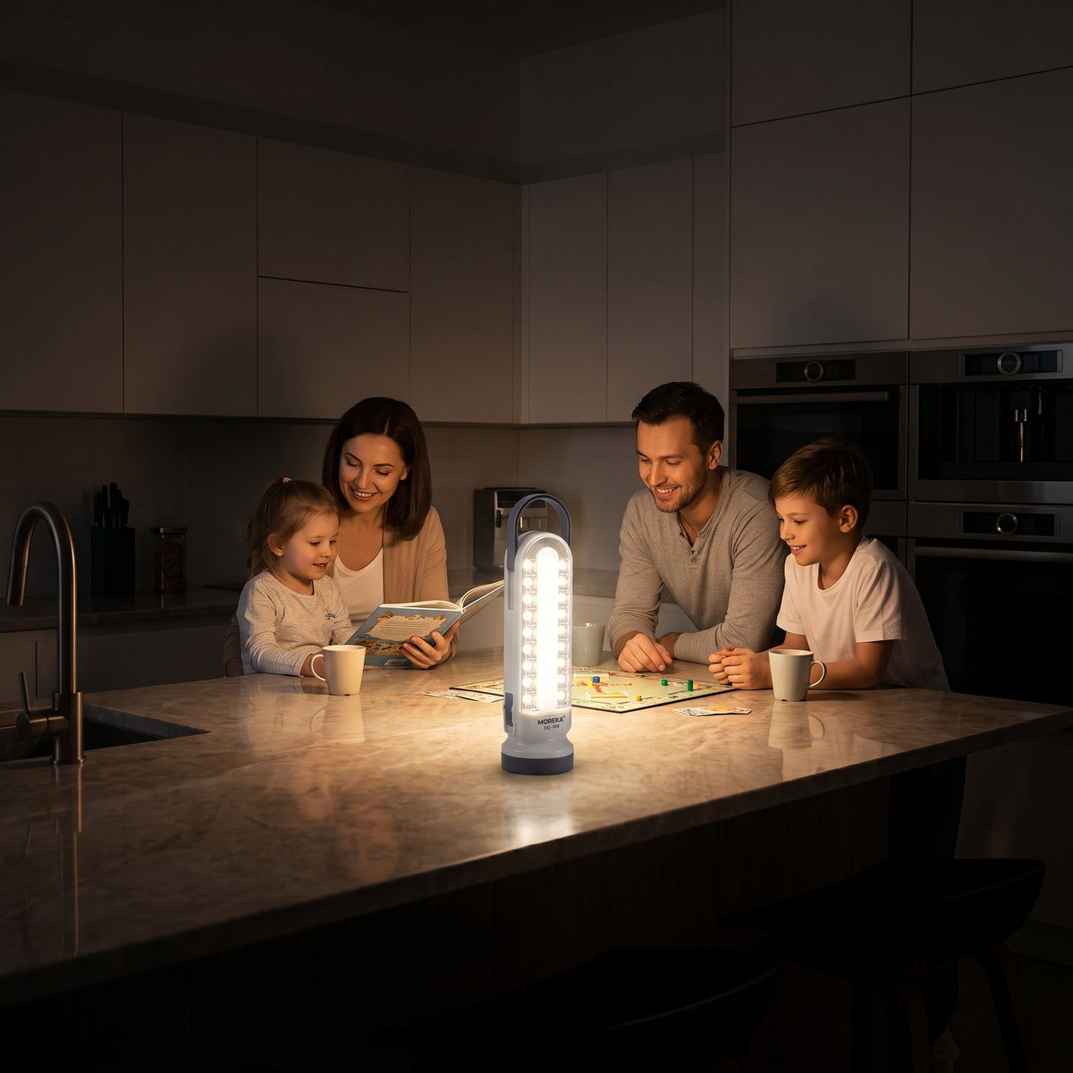 Lámpara LED de Emergencia Moreka SQ-189 Campamento y Linterna Integrada