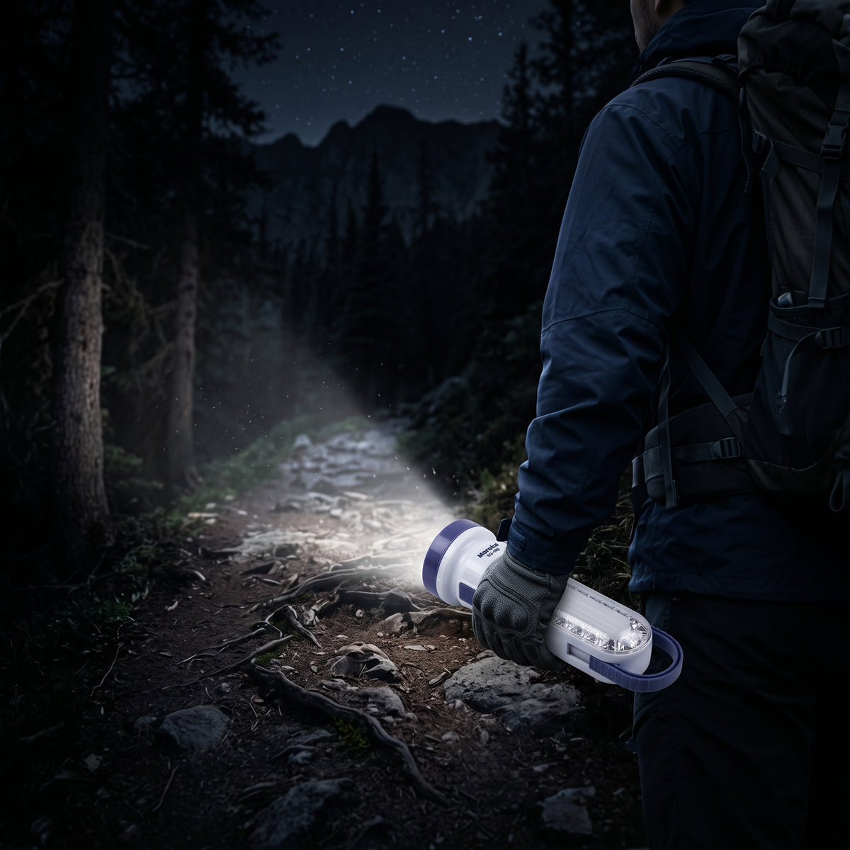Lámpara LED de Emergencia Moreka SQ-189 Campamento y Linterna Integrada