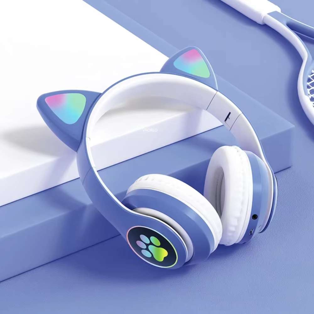 Audífonos Diadema Gato STN-28 Bluetooth RGB