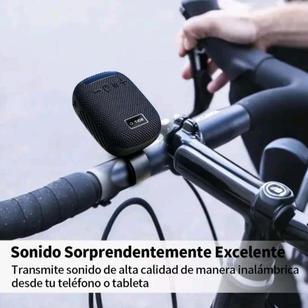 Bocina Moto Bluetooth G-TIDE SV01 TF Card Radio FM 500mAh Resistente al agua IPX6