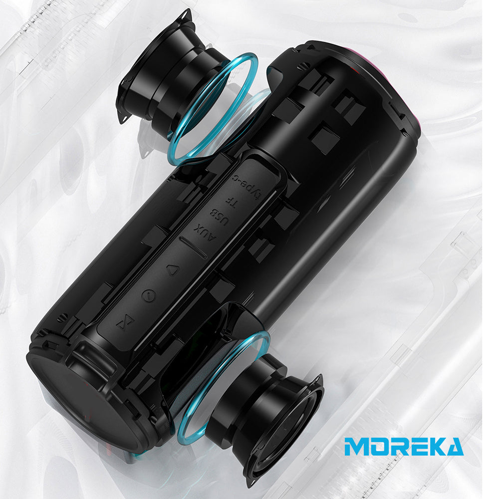 Bocina Bluetooth Moreka 375 Resistente al agua IPX6, Radio FM, USB, Micro SD