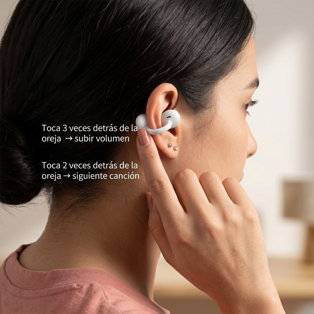 Audífonos Tipo Arete Moreka E604 Estilo y Libertad con Sonido de Alta Calidad