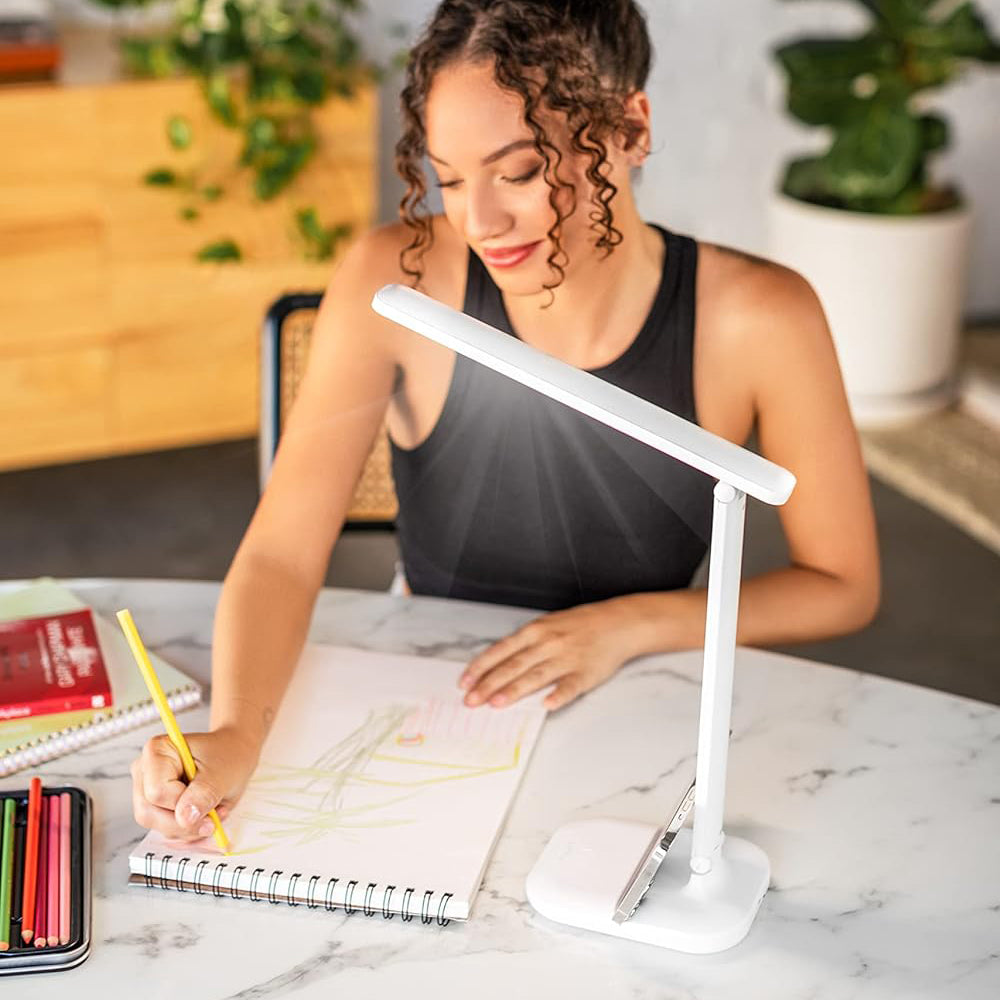 lámpara de escritorio cargador inalámbrico rápido 15W TD10-LED