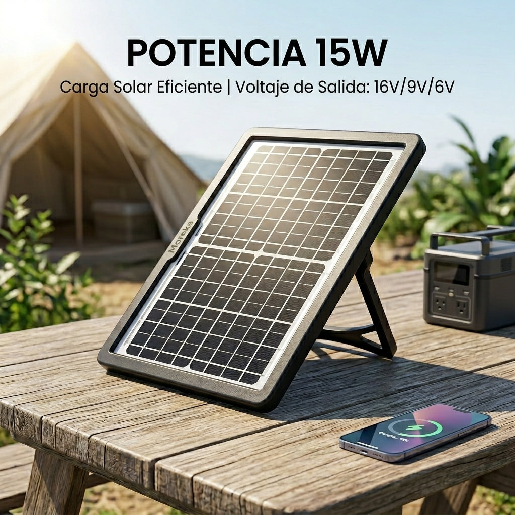 Panel Solar Portátil Moreka MOR-120