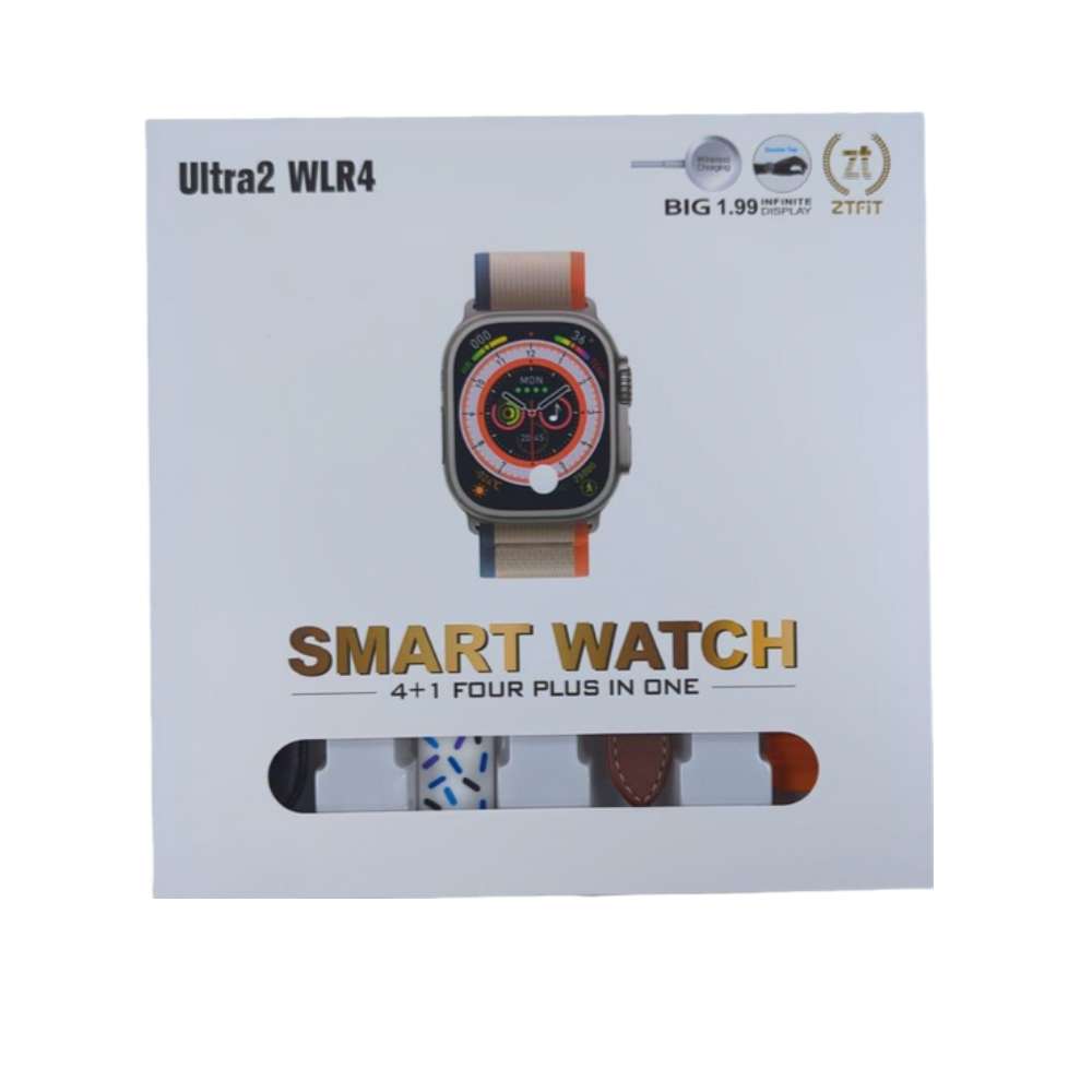 SmartWatch Ultra2 WLR4 Carga Inalámbrica 4 Bandas