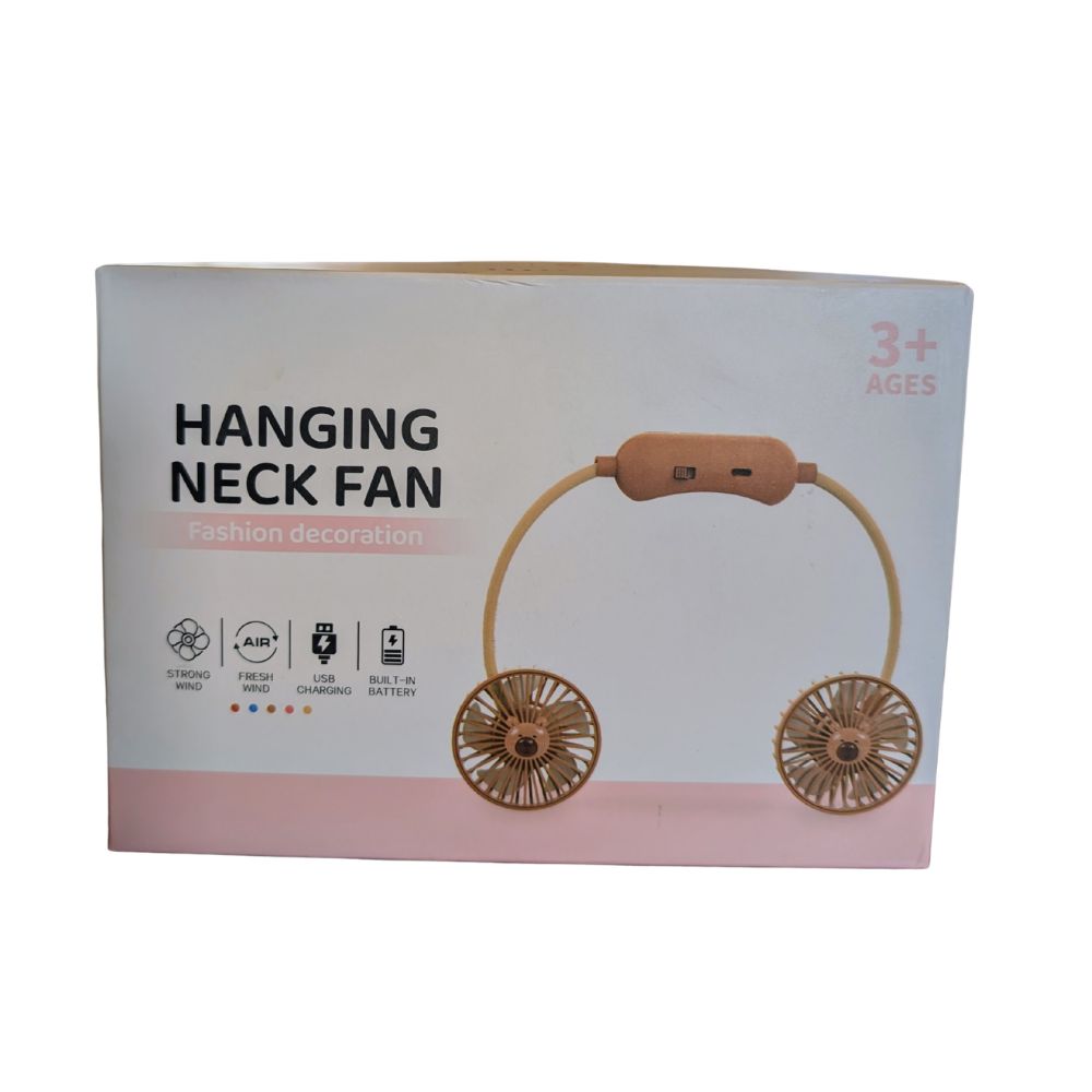 Ventilador Portátil de Cuello Frescura 360° 2 velocidades 500mAh SMA5A