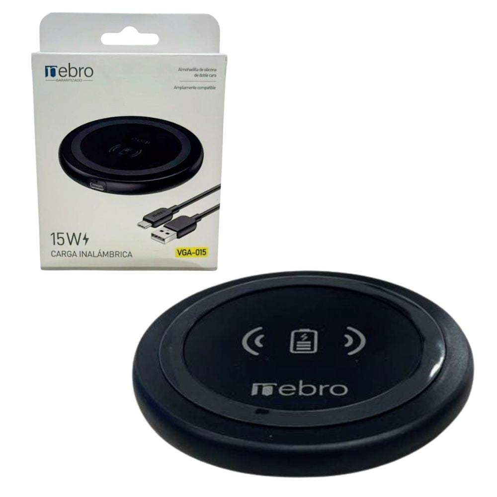 Cargador Magnetico Inálambrico 15W Nebro VGA-015