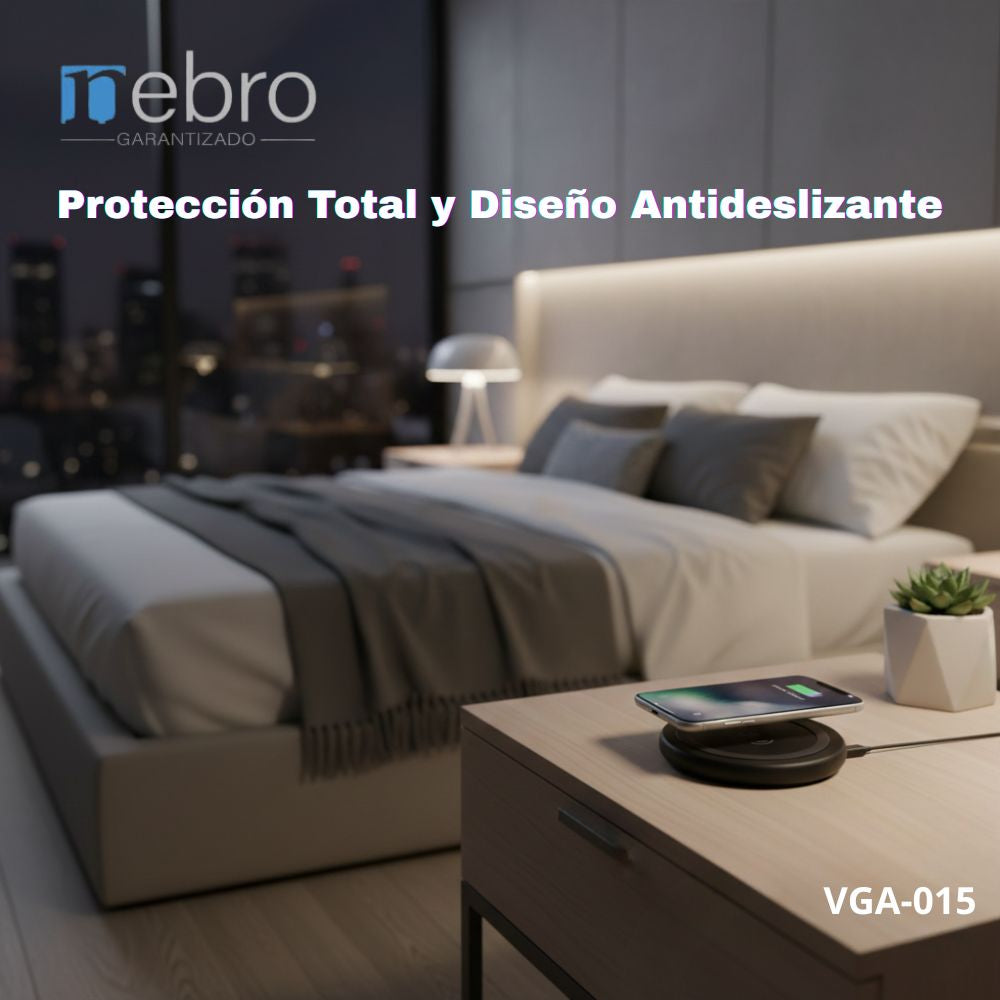 Cargador Magnetico Inálambrico 15W Nebro VGA-015