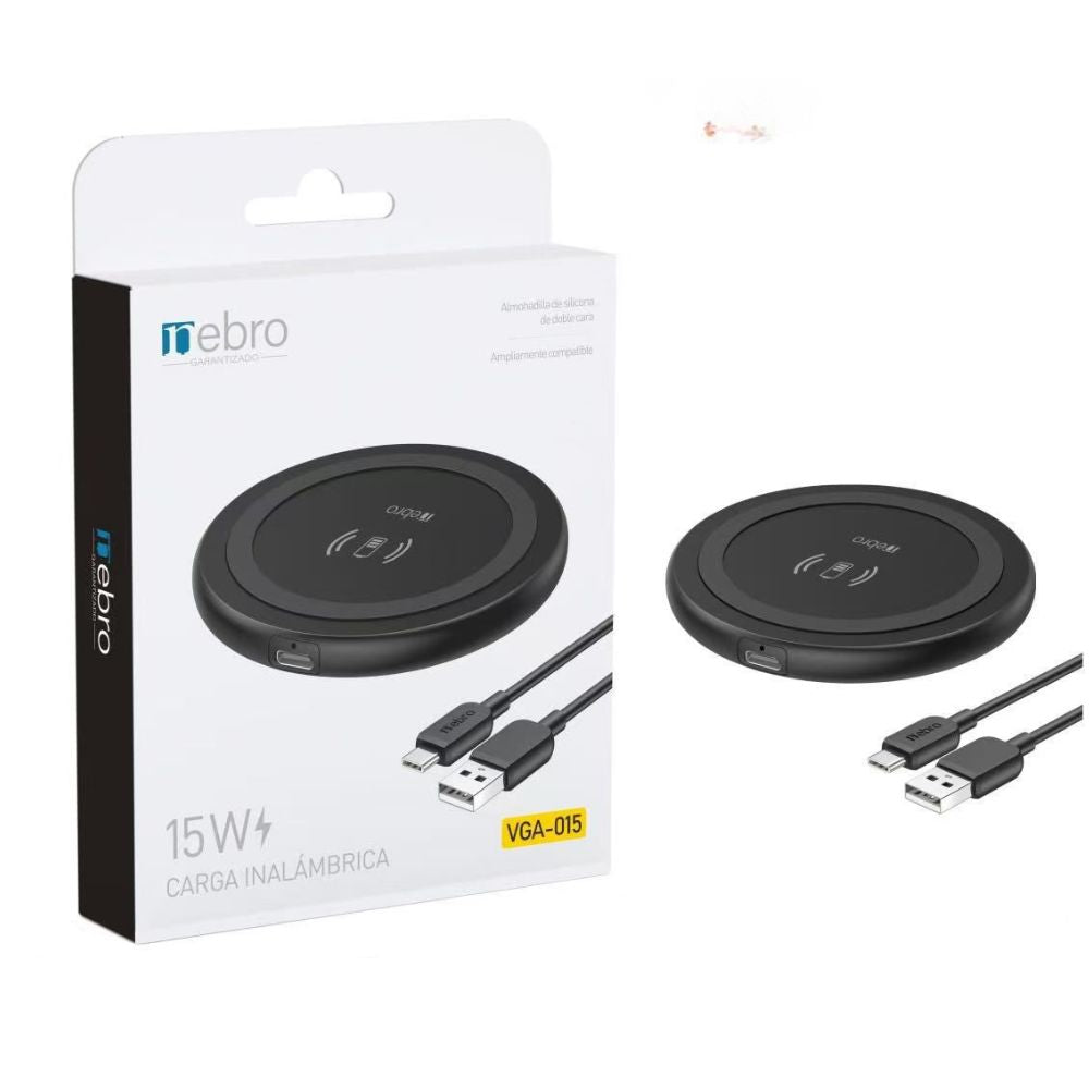 Cargador Magnetico Inálambrico 15W Nebro VGA-015