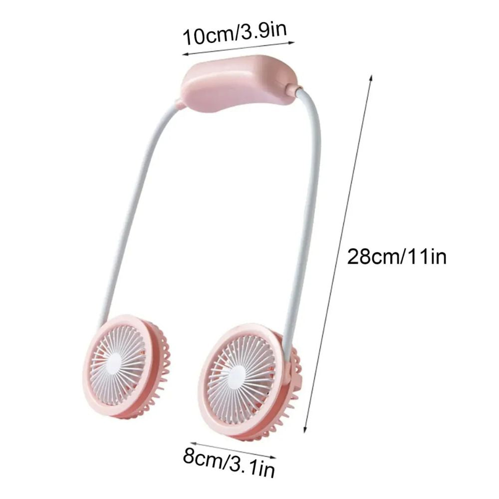 Ventilador Portátil de Cuello Frescura 360° 2 velocidades 500mAh SMA5A