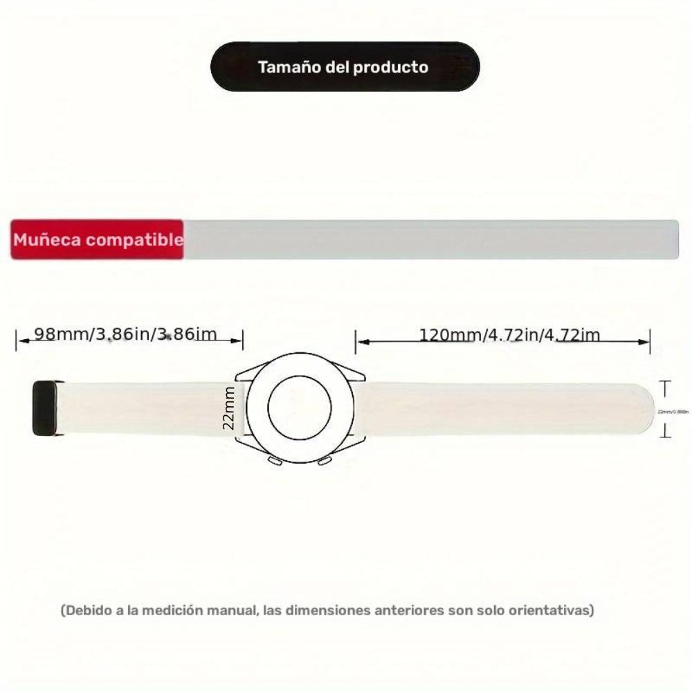 Correa G-TIDE de silicona magnético de 22mm mod. WR22H2