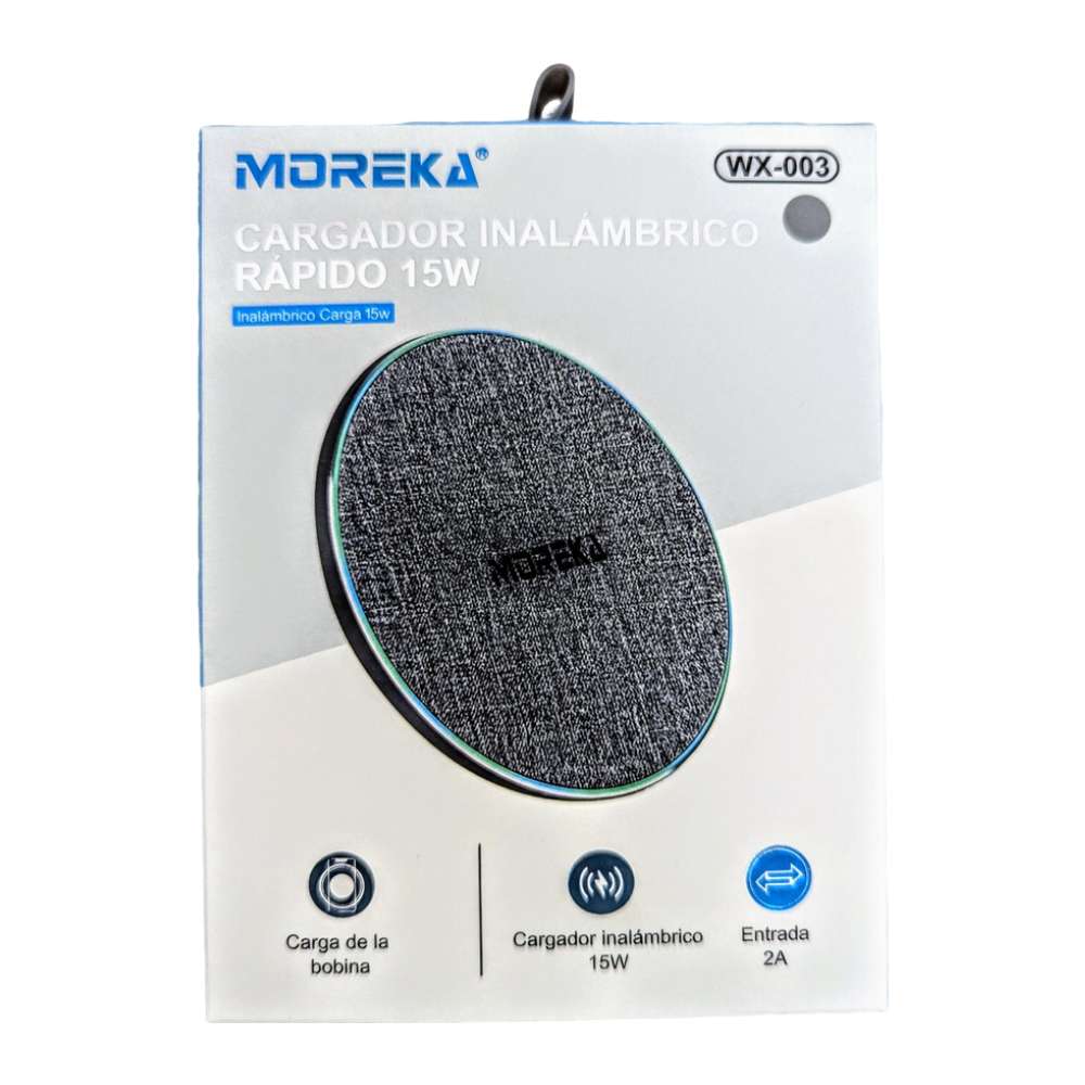 Cargador Magnetico Inálambrico 15W Moreka WX-003