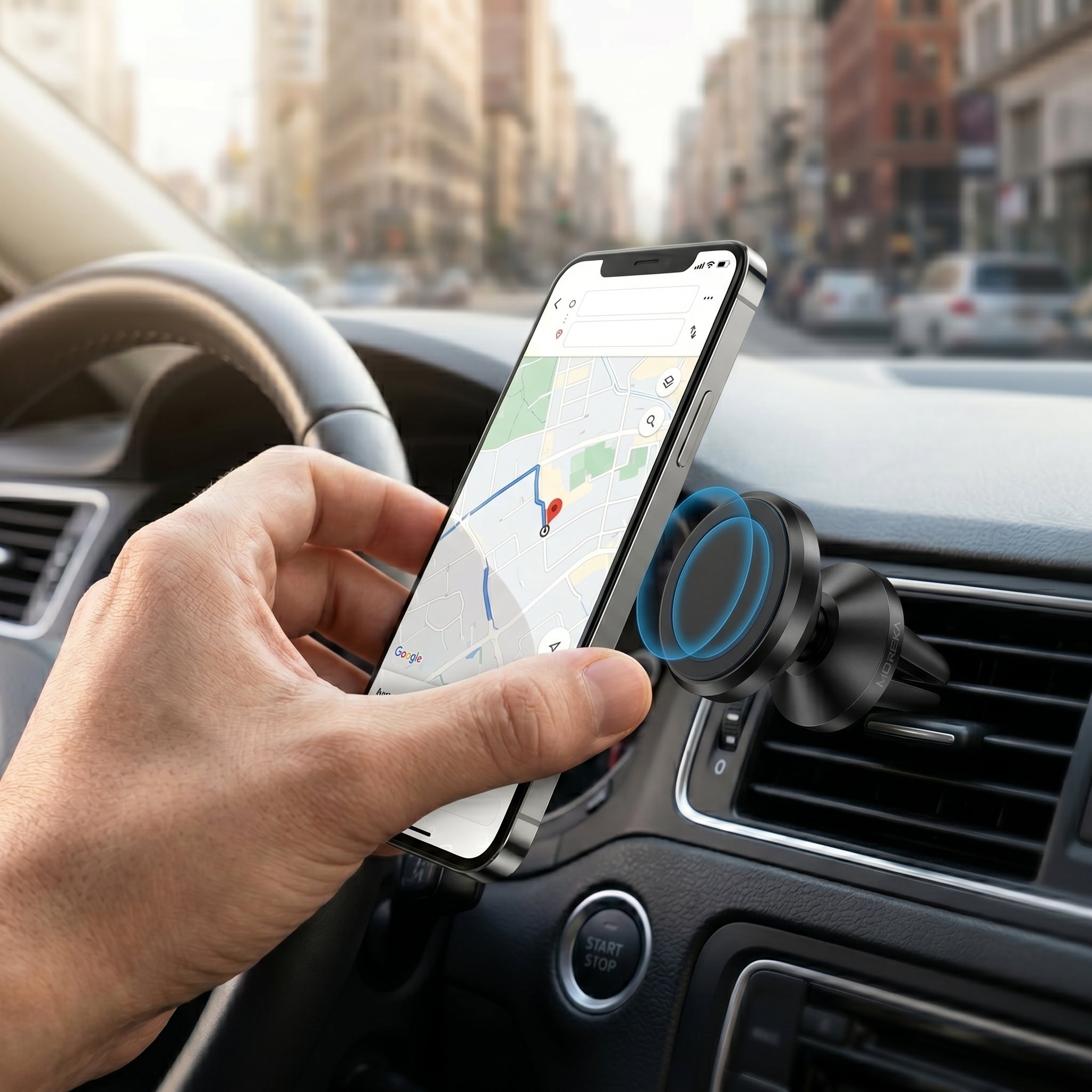 Soporte para Celular en Auto Magnético ZJ-018 Universal con Giratorio 360 Grados y Campo Magnético Segura para Múltiples Móviles