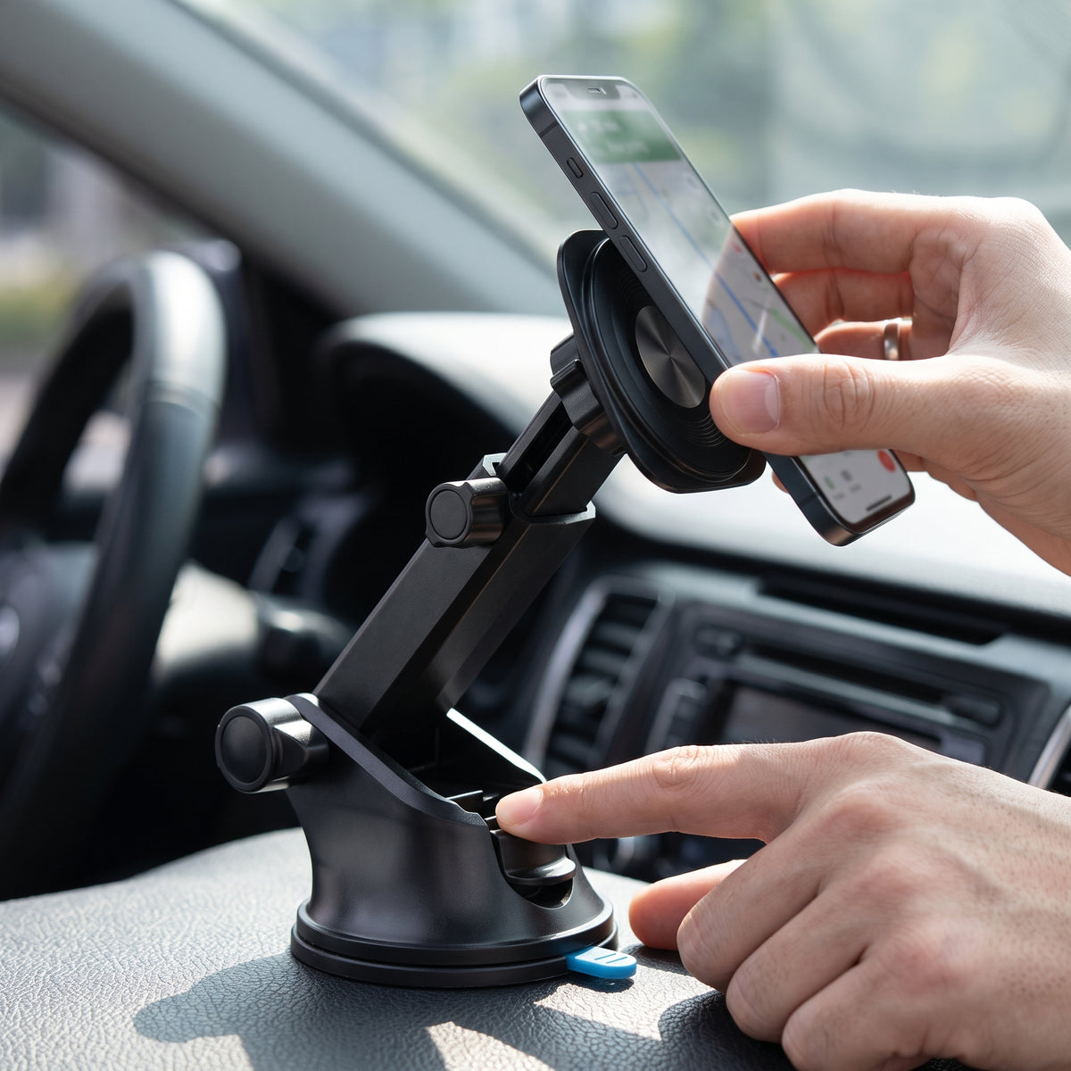 Soporte Magnético para Auto Moreka ZJ-022 con Giro 360° y Altura Ajustable