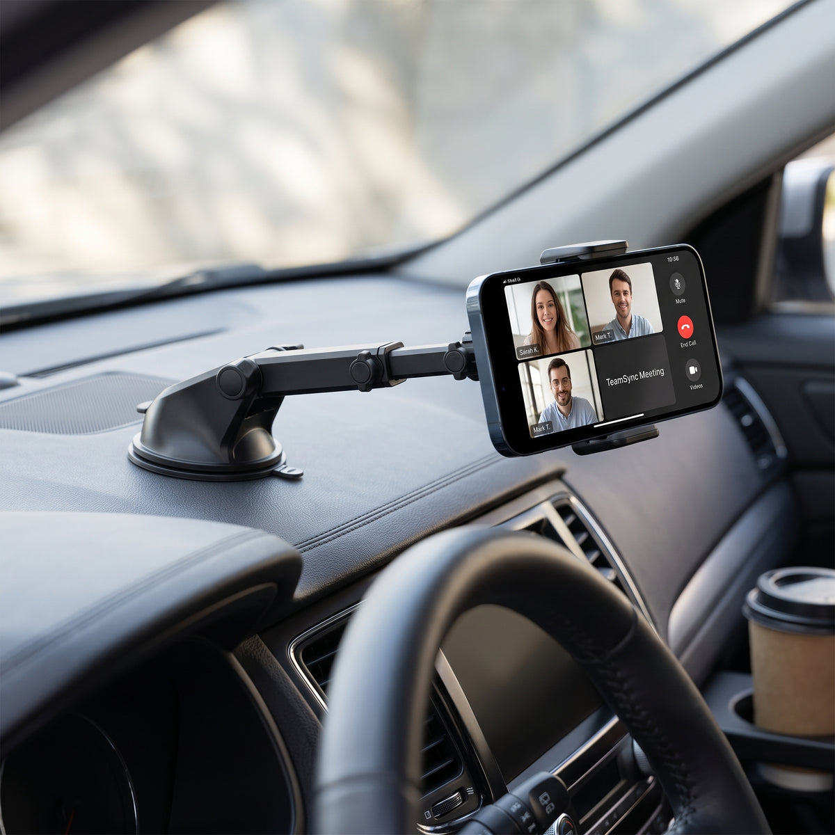 Soporte Magnético para Auto Moreka ZJ-022 con Giro 360° y Altura Ajustable