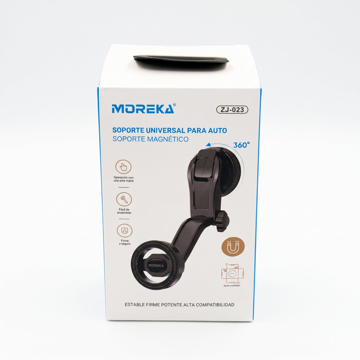 Soporte Magnético para Auto Moreka ZJ-023 con Brazo Articulado y Giro 360°