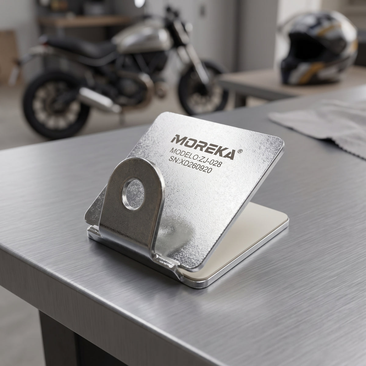Soporte Magnético Moreka ZJ-028 para Moto y Bicicleta con 6 Imanes de Fijación