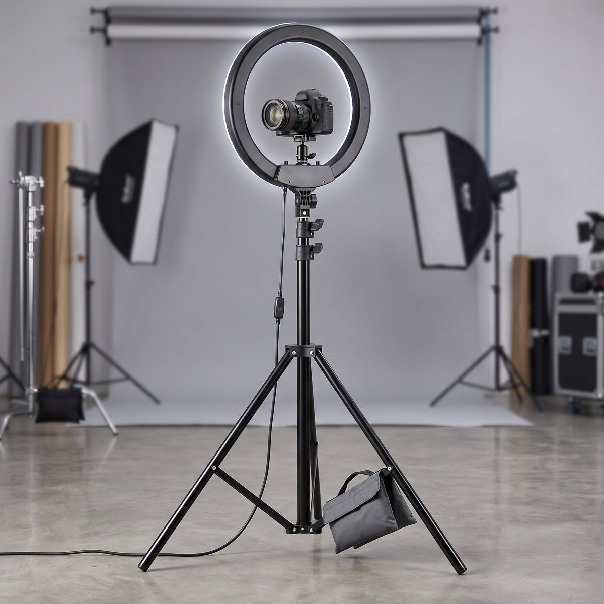 Trípode Soporte YISEN ZJ-2.1 de 2.1mts Soporte para Aro de Luz