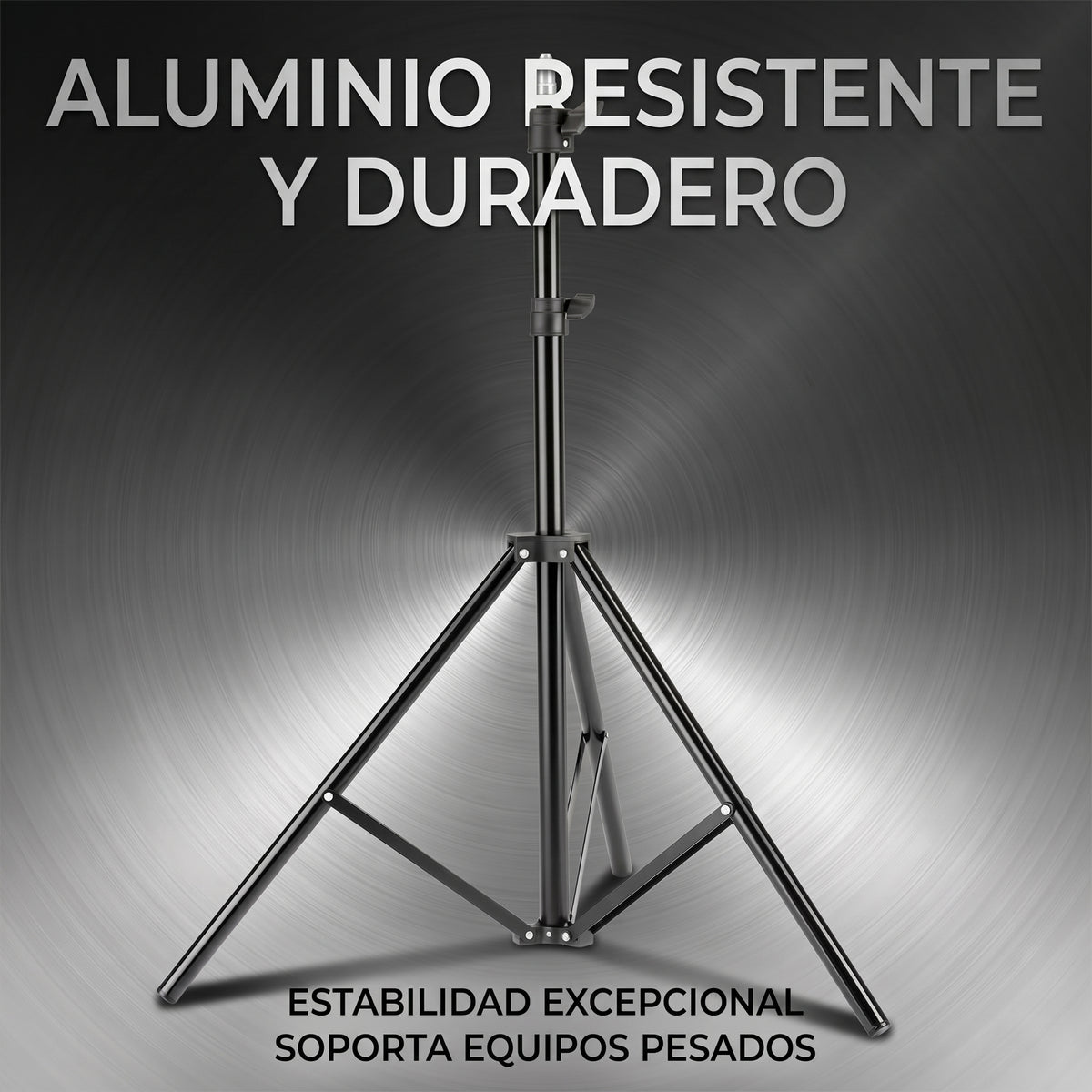 Trípode Soporte YISEN ZJ-2.1 de 2.1mts Soporte para Aro de Luz