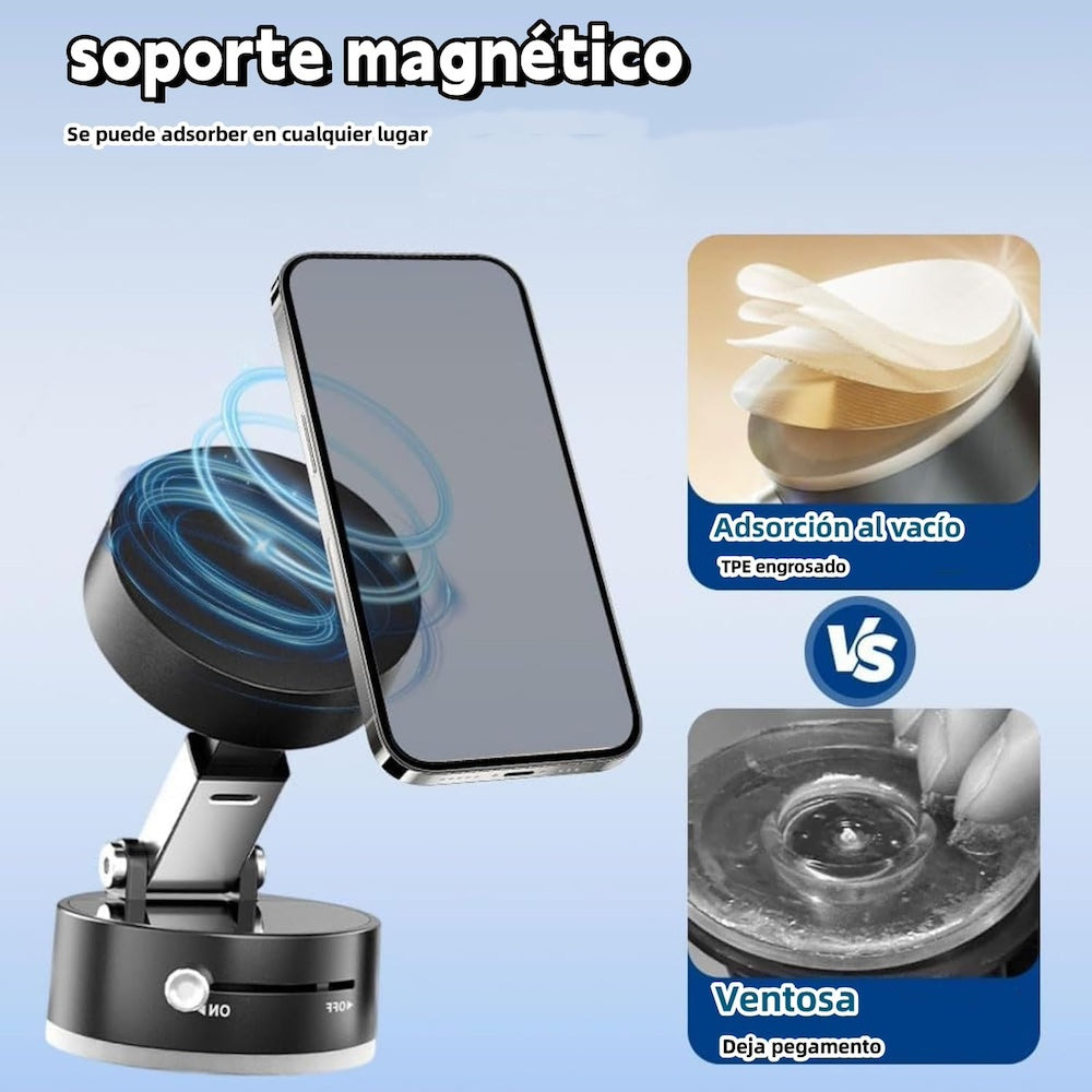 Soporte para Celular succión al vacío Magnético Moreka ZJ-008