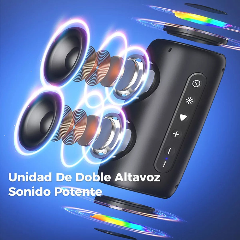 Bocina Moreka+ A20 20W 3600mAh Bluetooth, TF Card, Radio FM, USB Contra Agua IPX6