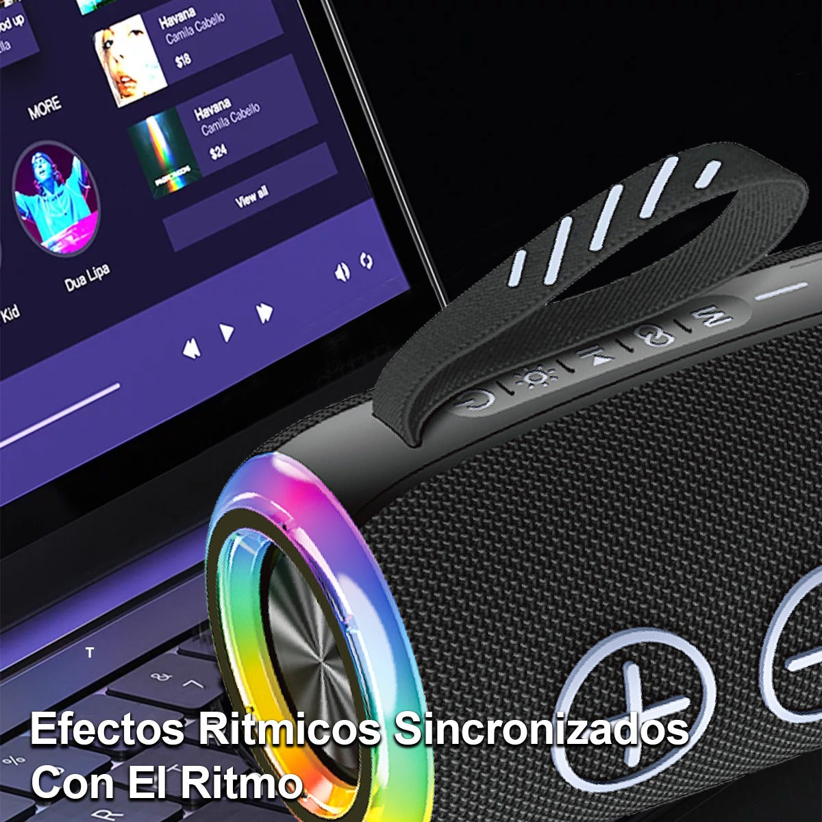 Bocina Moreka+ A20 20W 3600mAh Bluetooth, TF Card, Radio FM, USB Contra Agua IPX6